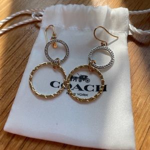 Coach earrings